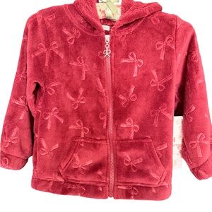 Charming Kids Red Bow Hoodie